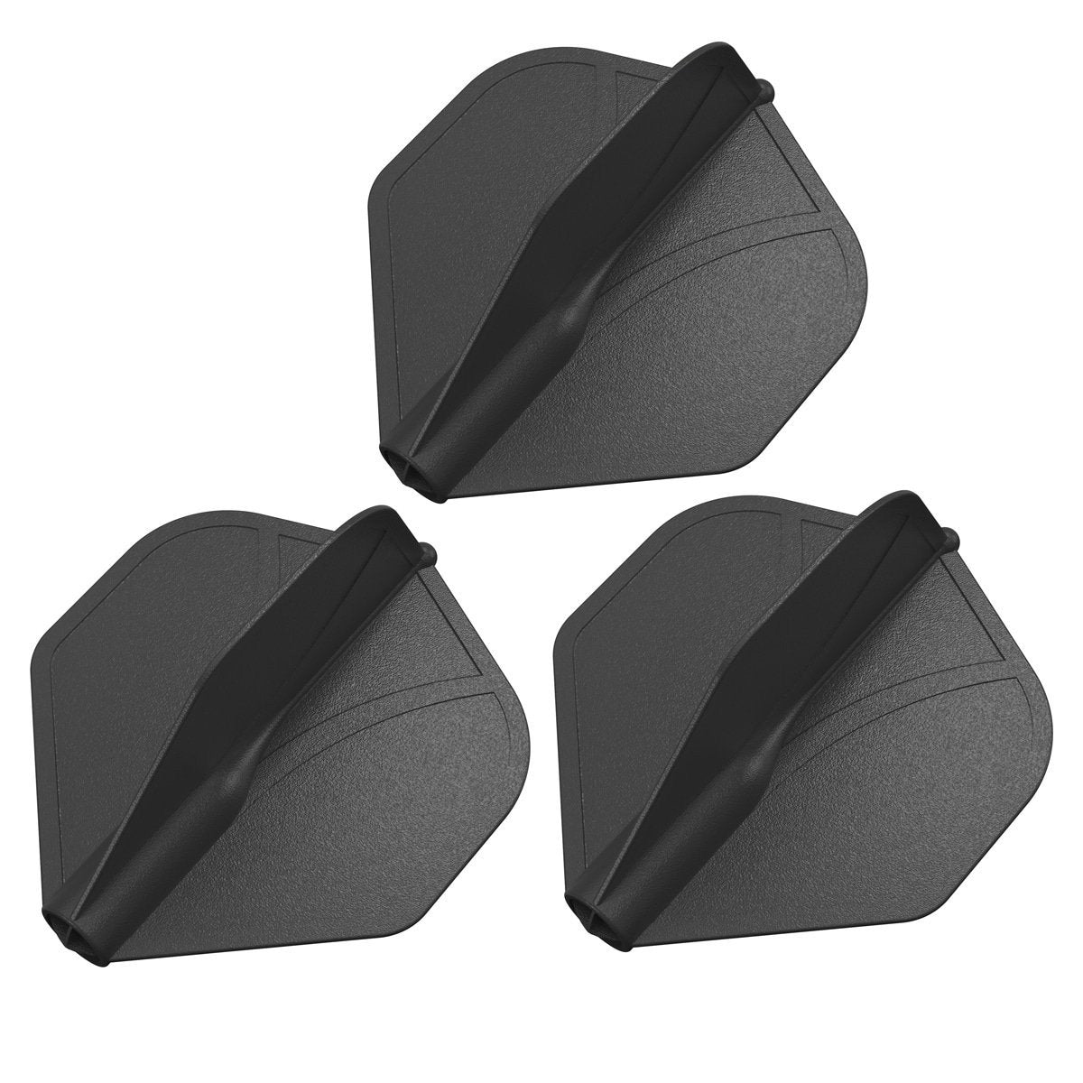 Shot Airfoil Molded No.2 Black Dart Flights
