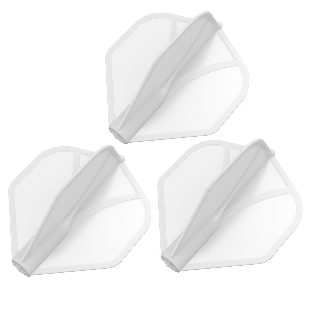 Shot Airfoil Molded No.2 Clear Dart Flights 