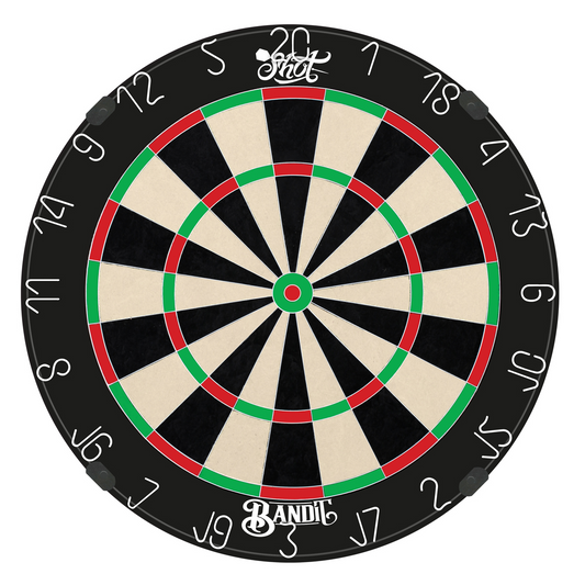 Shot Bandit Professional Dartboard Dartskive