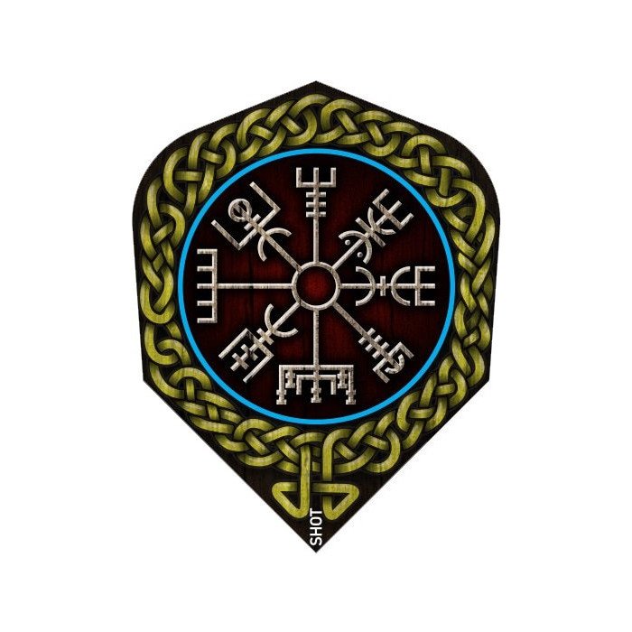 Shot Branded No.6 Viking Drakka Darts Flights