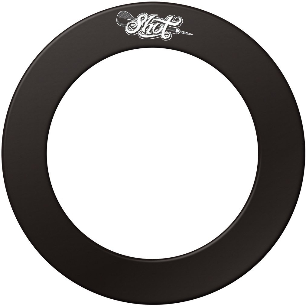 Shot Dart Surround Svart - Beskyttelsesring Dartskive 