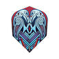 Shot Viking Raven Blue No.6 Dart Flights
