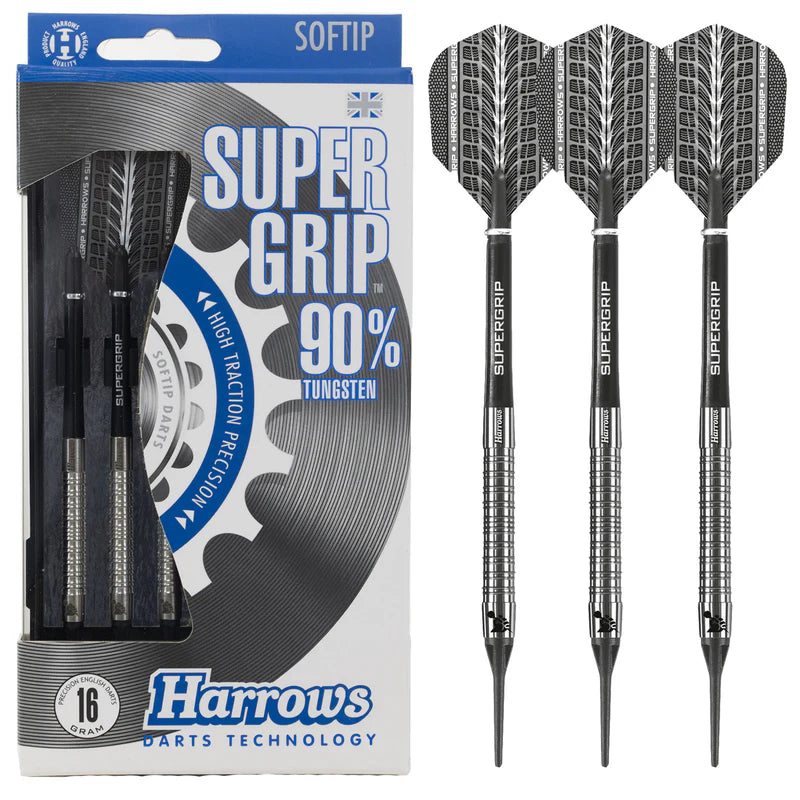 Harrows Supergrip Black Edition 90% Softtip