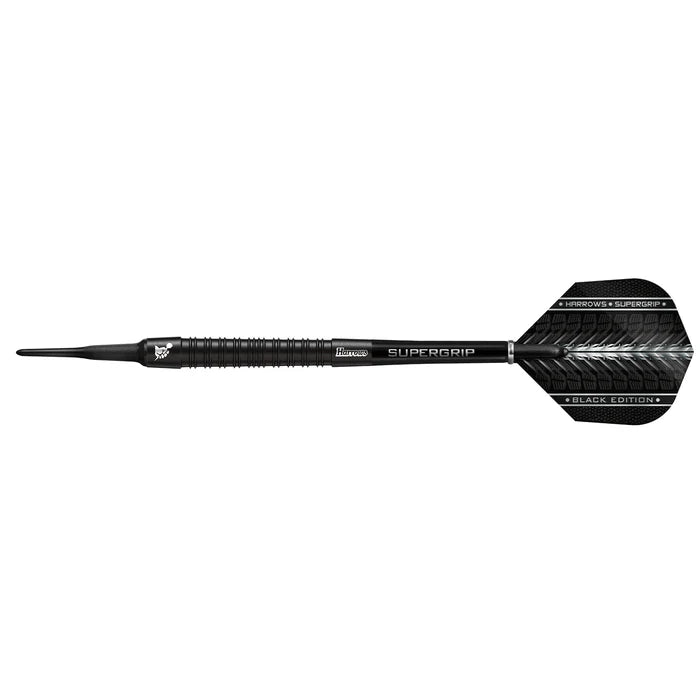 Harrows Supergrip Black Edition 90% Softtip Dartpil