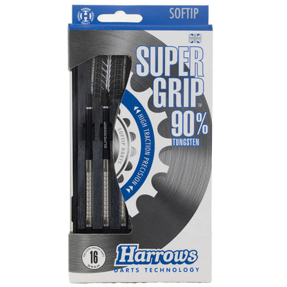 Harrows Supergrip Black Edition 90% Softtip