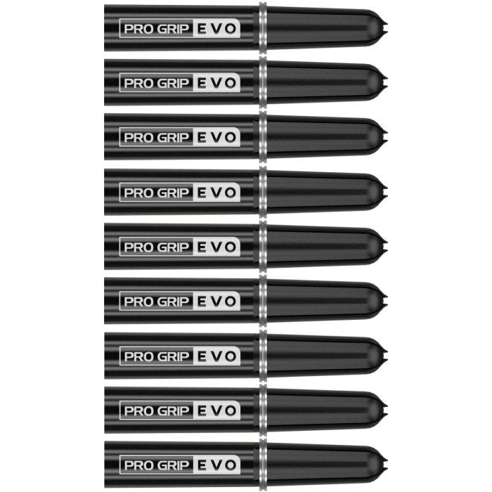 Target Pro Grip EVO AL 3 Sets Tops Black Dart Bakstykker