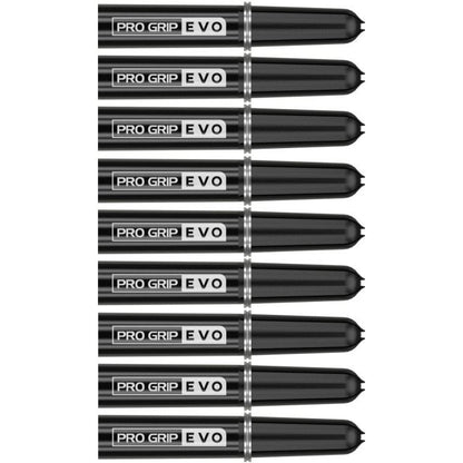 Target Pro Grip EVO AL 3 Sets Tops Black Dart Bakstykker