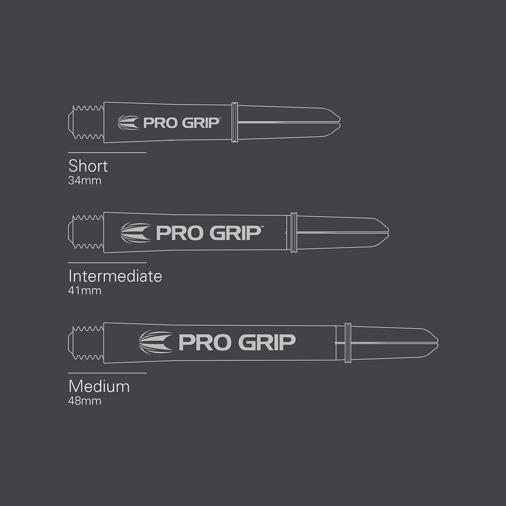 Target Pro Grip White Plus 3 Set Dart Bakstykker