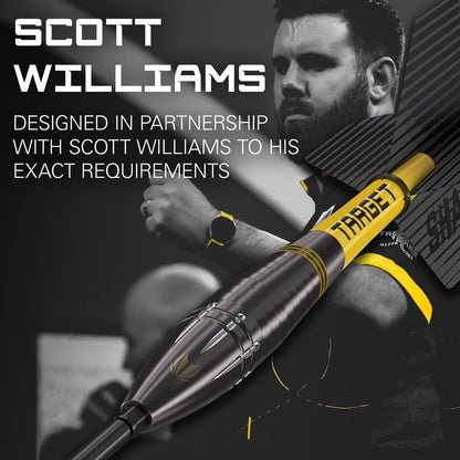 Target Scott Williams Black 90% Swiss Dartpiler