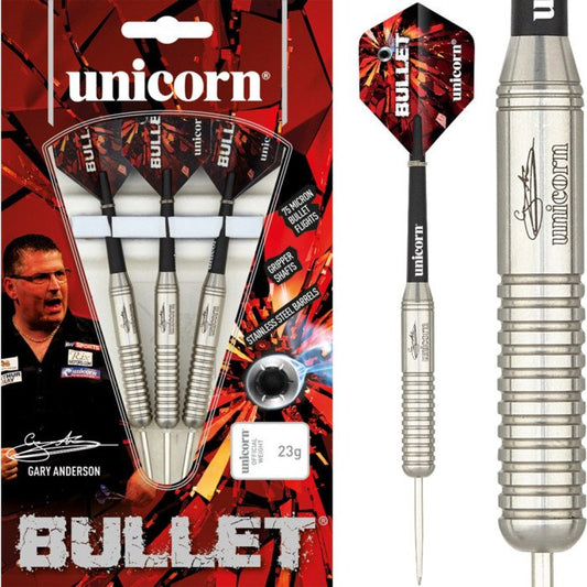 Unicorn Bullet Stainless Gary Anderson 23g Dartpiler