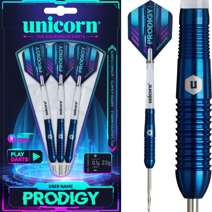 Unicorn Prodigy S2 95% 23g Tungsten Dartpiler