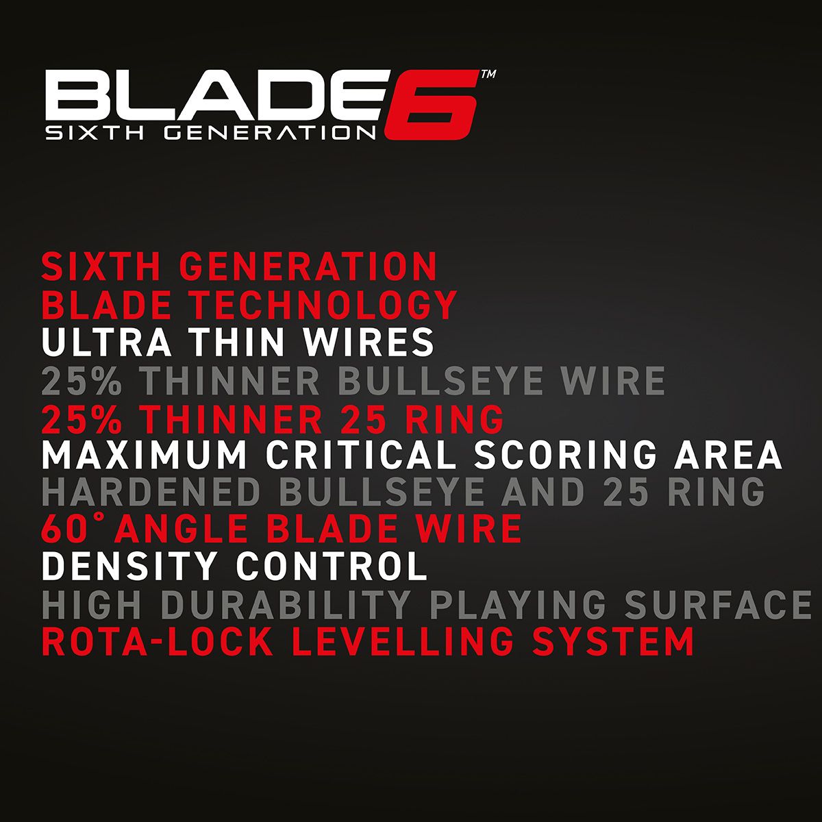 Winmau Blade 6 Premium Dartskive