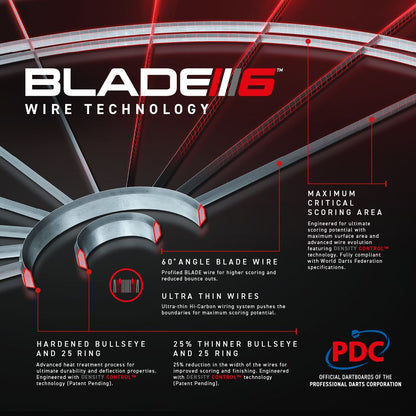 Winmau Blade 6 Triple Core Dartskive