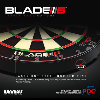 Winmau Blade 6 Triple Core Dartskive
