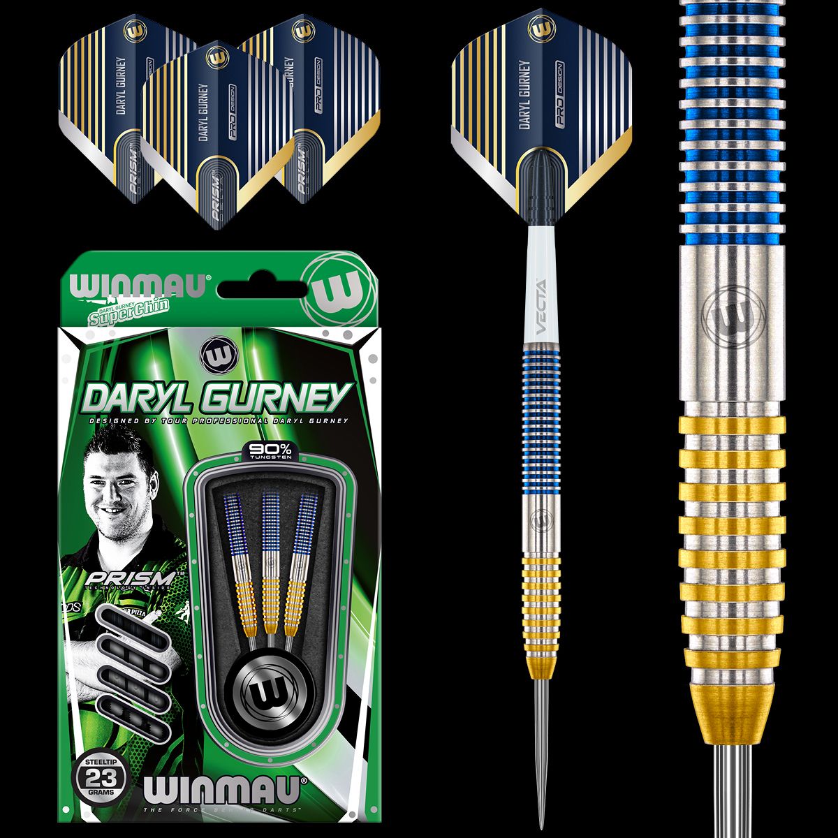  Winmau Daryl Gurney SC 1.0 Series 90% 23g Dartpiler