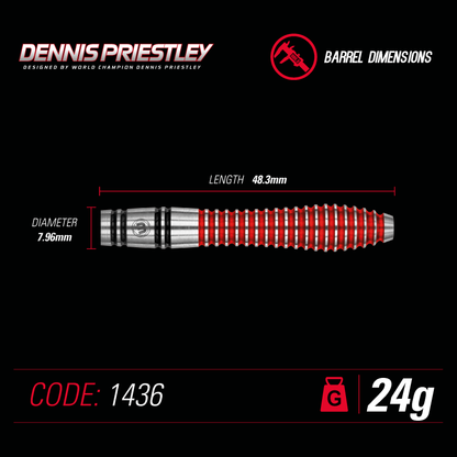 Winmau Dennis Priestley Special Edition 90% 24g Dartpiler