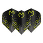 Winmau MVG Black, Green & Grey Prism Delta Dart Flights
