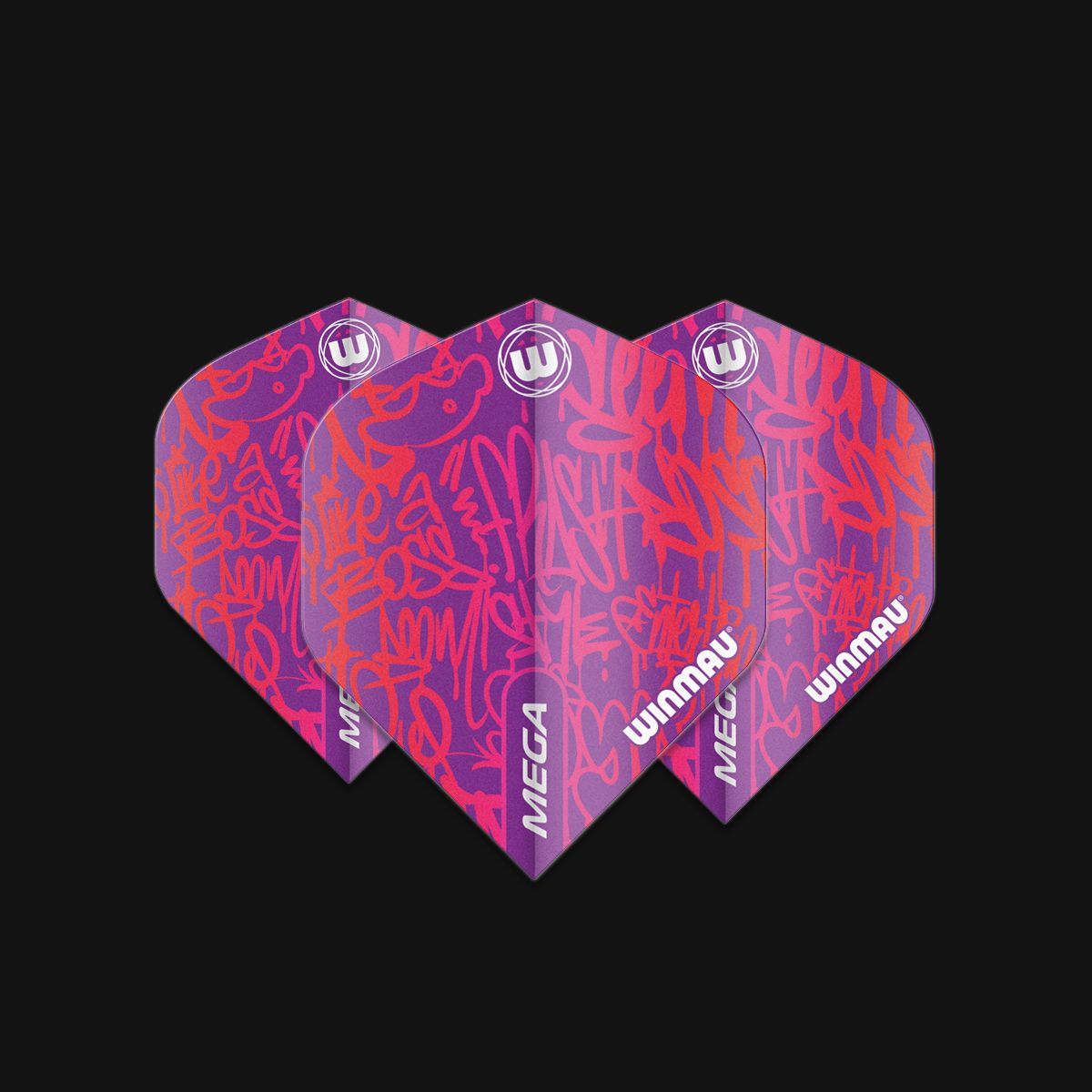 Winmau Pink & Purple Dart Flights
