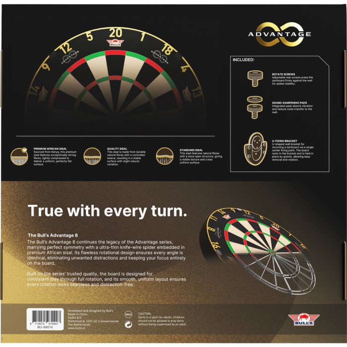 Bull's Advantage 8 Professional Dartskive