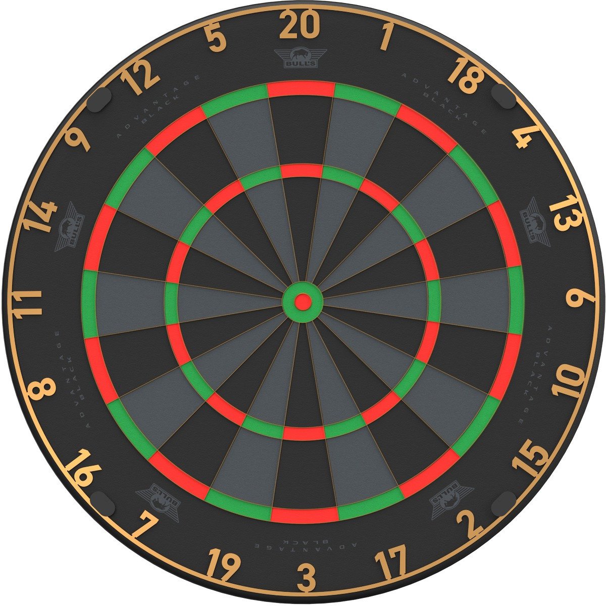 Bull's Advantage Black Professional Dartboard