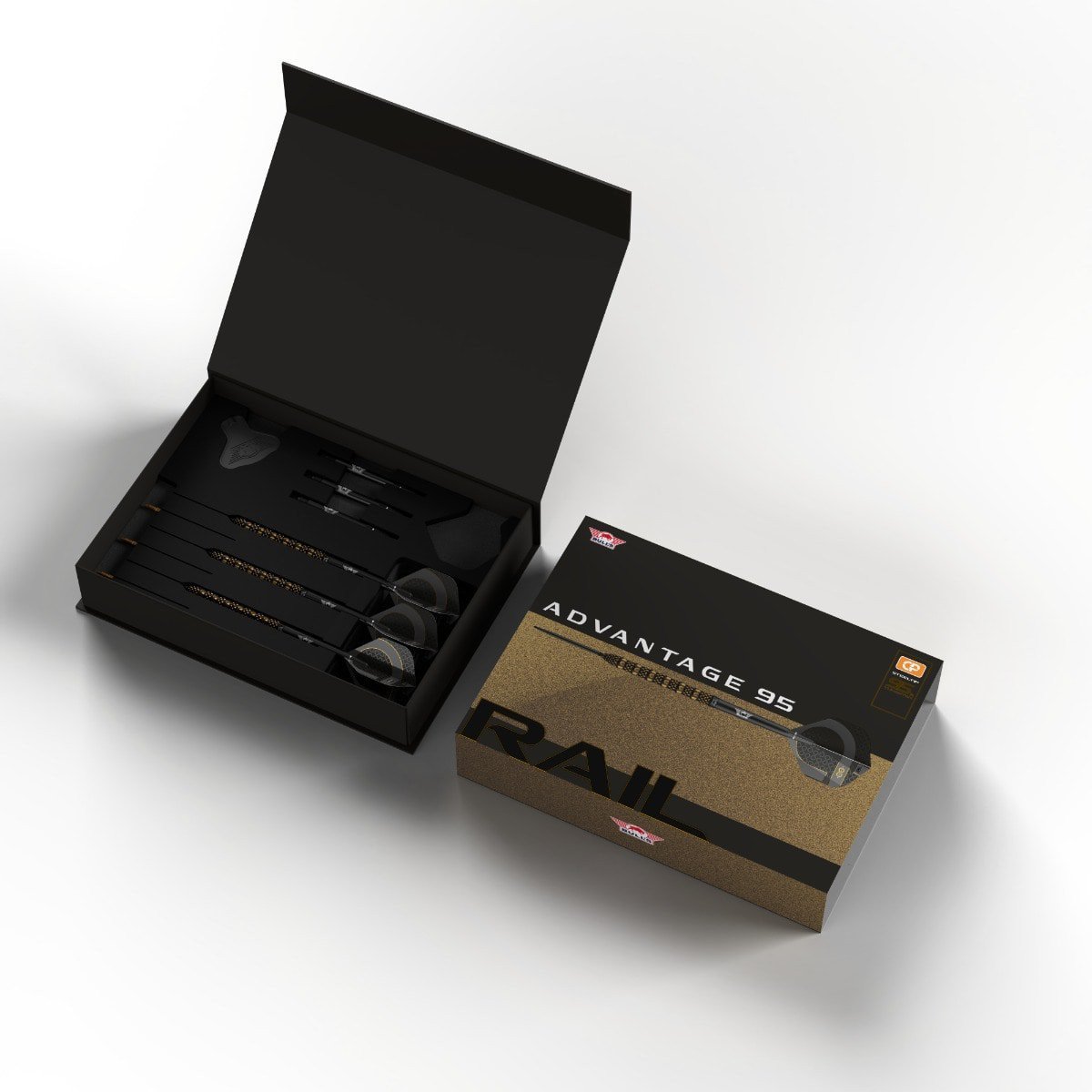 Bull's Advantage Rail CP – stålpiler til dart