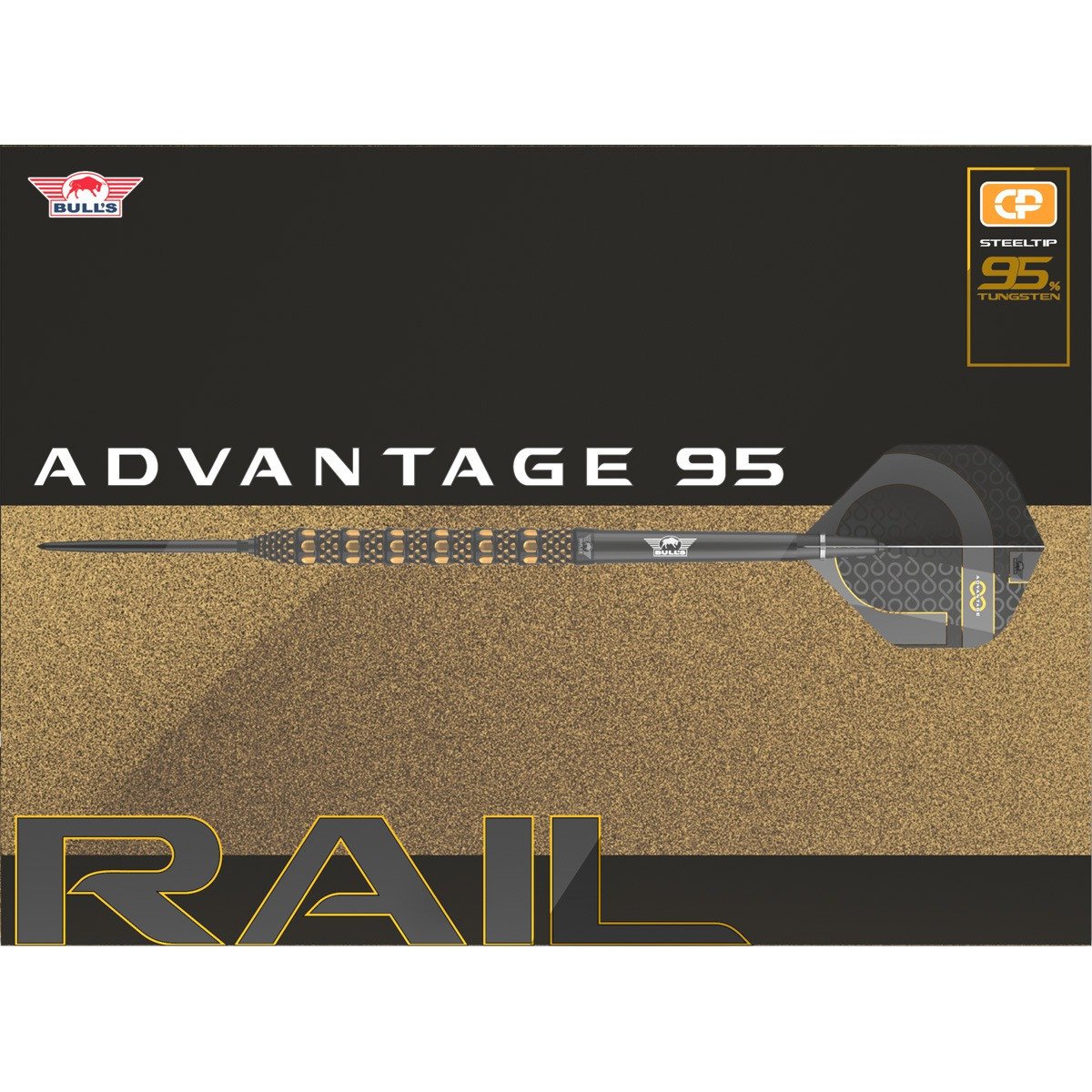 Bull's Advantage Rail CP – stålpiler til dart