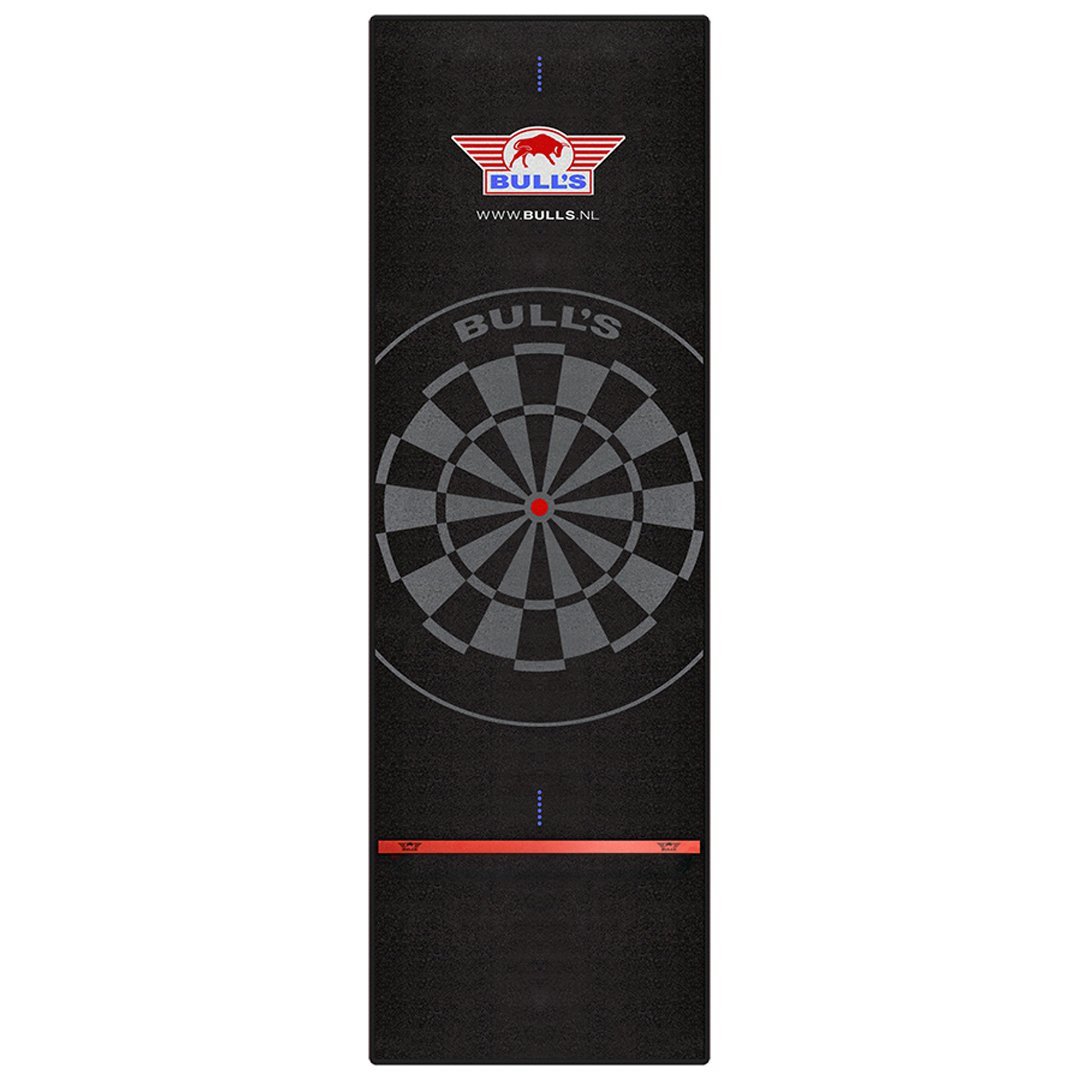 Bull's Carpet Dartmat Svart med Oche 300x90 cm - Dartmatte