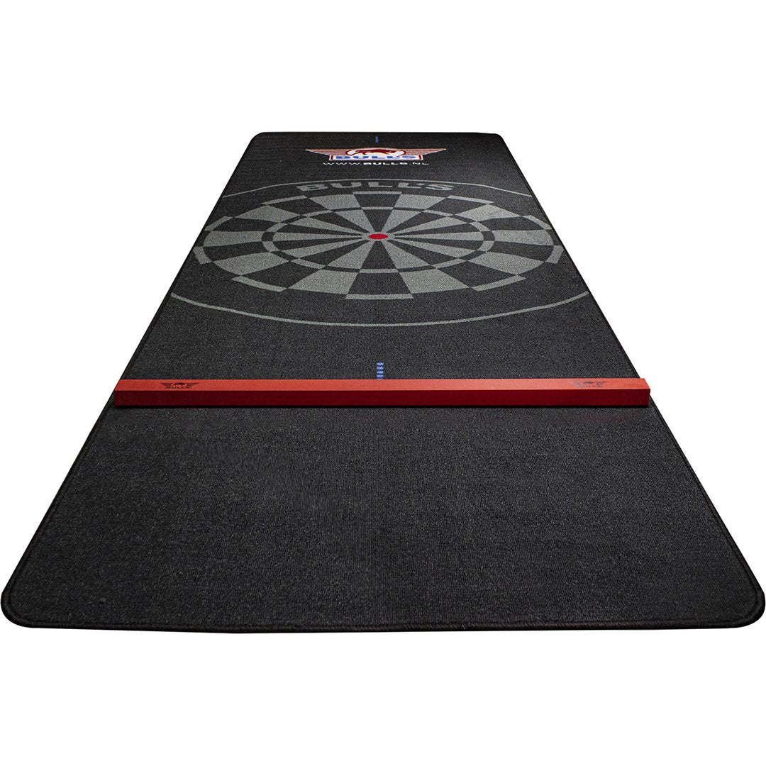 Bull's Carpet Dartmat Svart med Oche 300x90 cm - Dartmatte