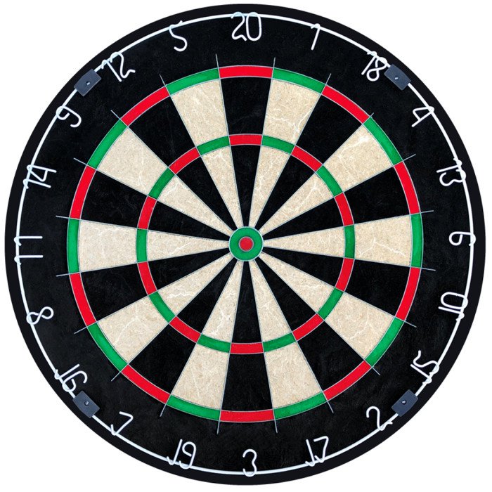 Bull's Pro Plain Dartboard - Profesjonell Dartskive for Ståldart