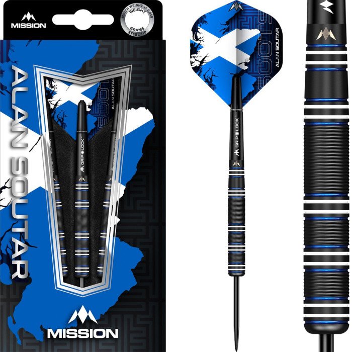 Shot Mission Alan Soutar Black 90% Tungsten Dartpiler 24g