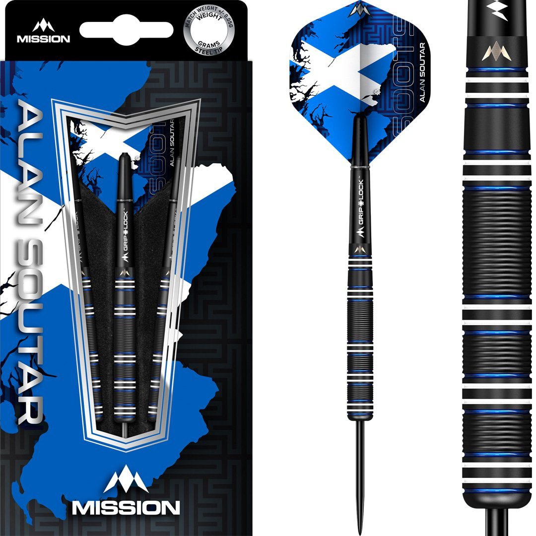 Shot Mission Alan Soutar Black 90% Tungsten Dartpiler 24g