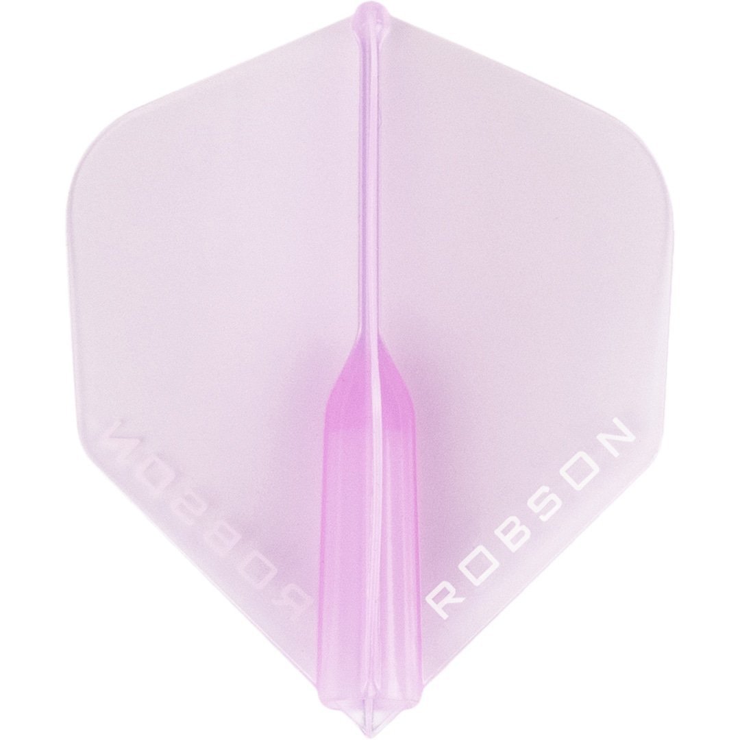 Robson Plus Flight No.2 Crystal Clear Pink – Dartflights