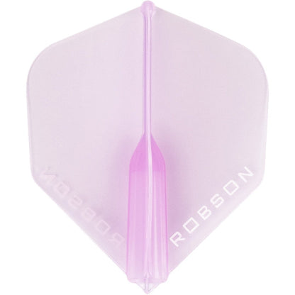 Robson Plus Flight No.2 Crystal Clear Pink – Dartflights