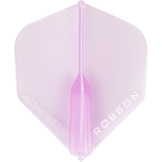 Robson Plus Flight No.2 Crystal Clear Pink – Dartflights