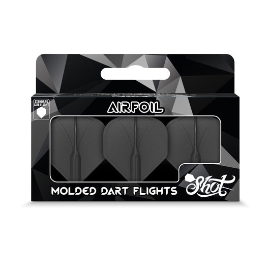 Shot Airfoil Molded Flight No.2 - Black