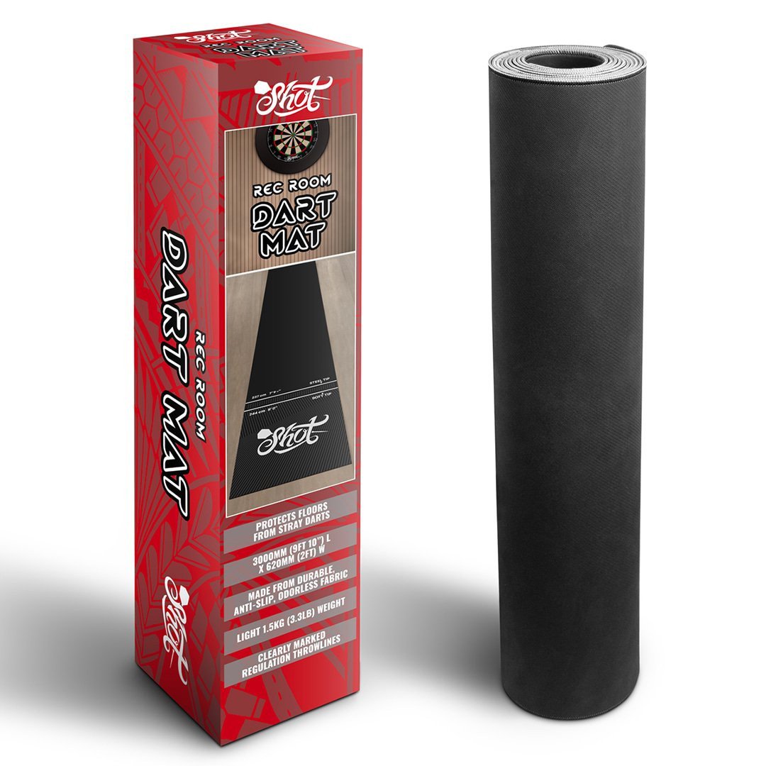 Shot Rec Room Dartmat 300x60 cm - Dartmatte