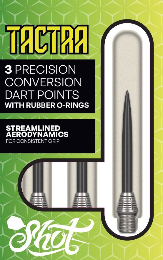 Shot Tactra Conversion Points 34mm – Konverteringsspisser for Stålpiler