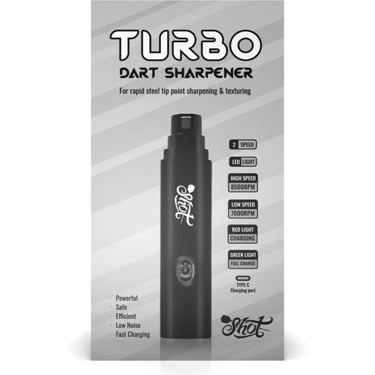 Shot Turbo Dart Sharpener Spisser Sliper