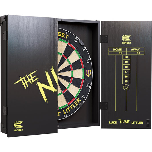 Target Luke Littler Dart Board Cabinet Set