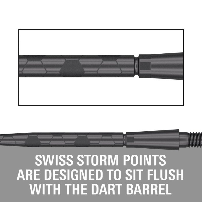 Target Swiss Points Storm Onyx Dart Spisser
