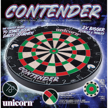 Unicorn Contender Trainer Dartskive – Treningsskive for Stålpiler